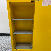Uline H-2570S-Y Flammable Liquid Storage Cabinet image 2